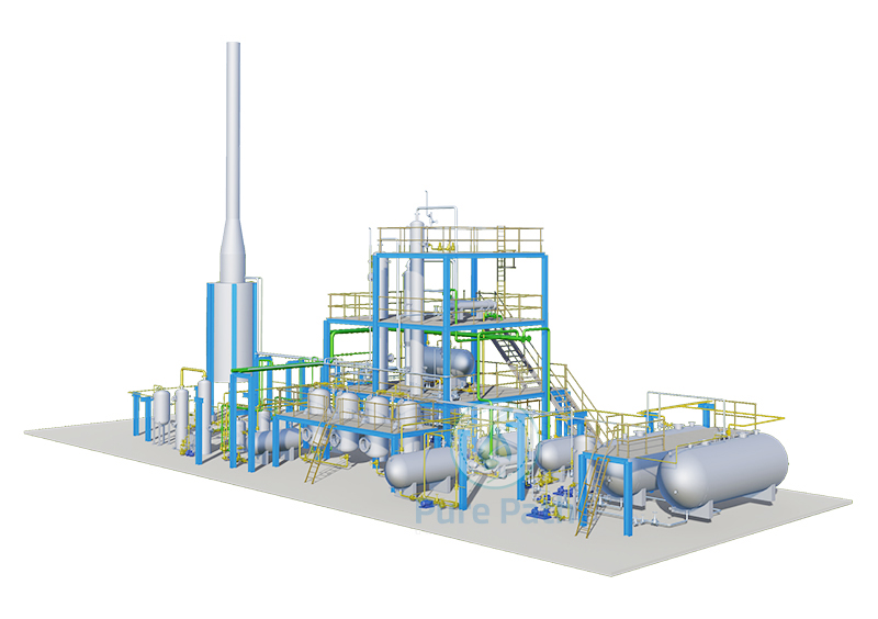 waste oil to diesel plant