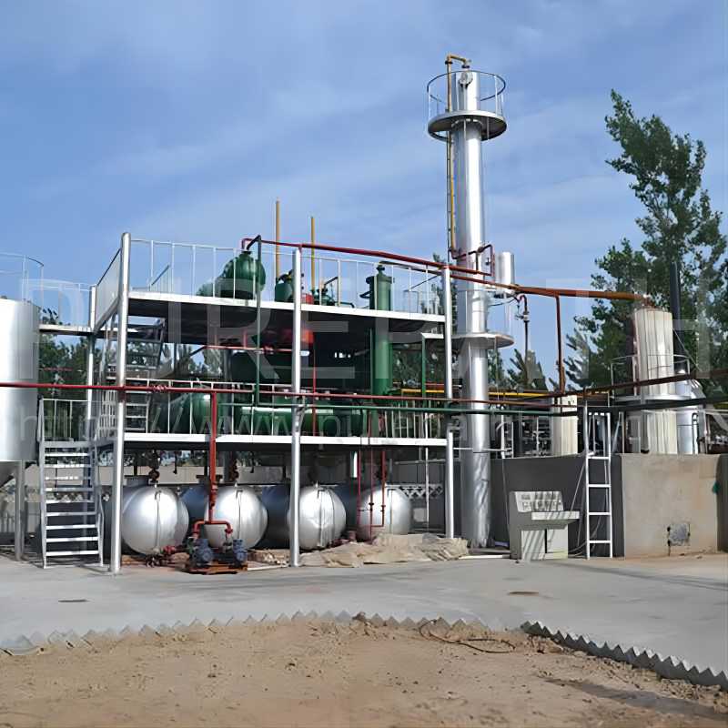 tyre pyrolysis oil distillation plant