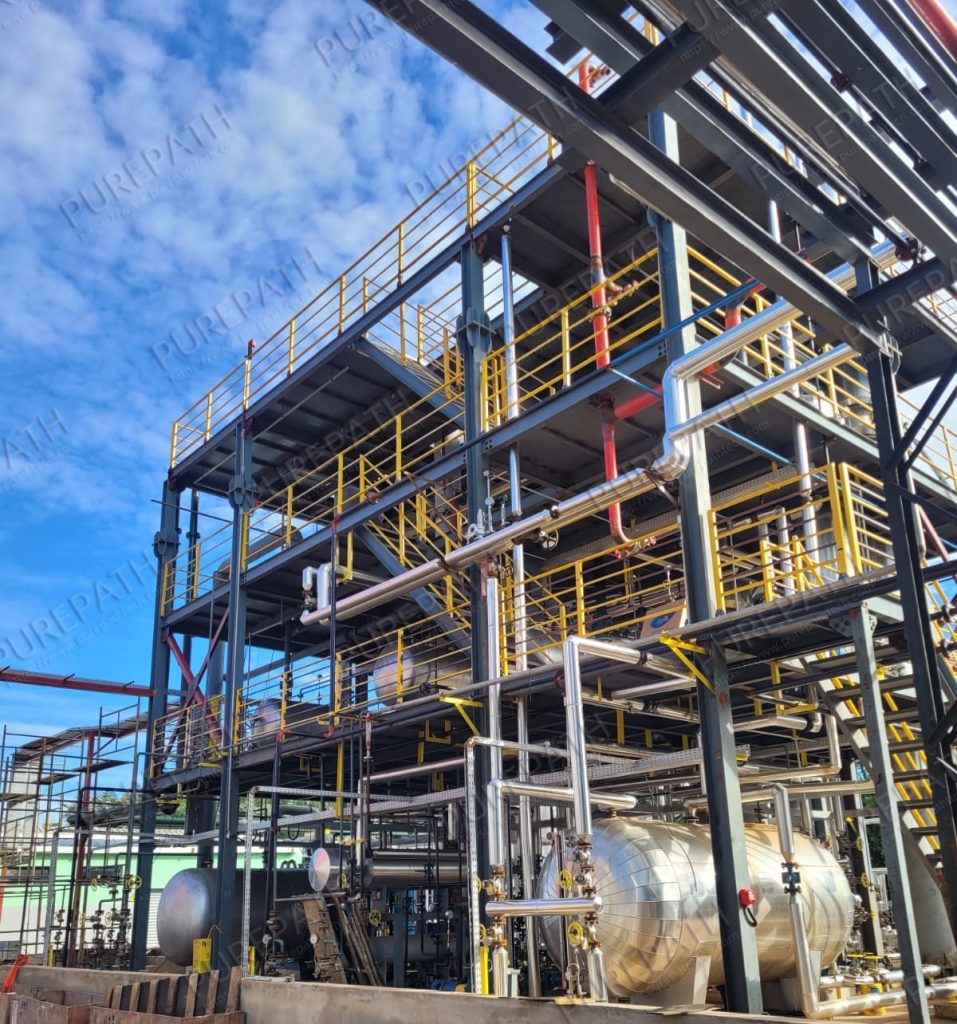 Base oil solvent extraction plant