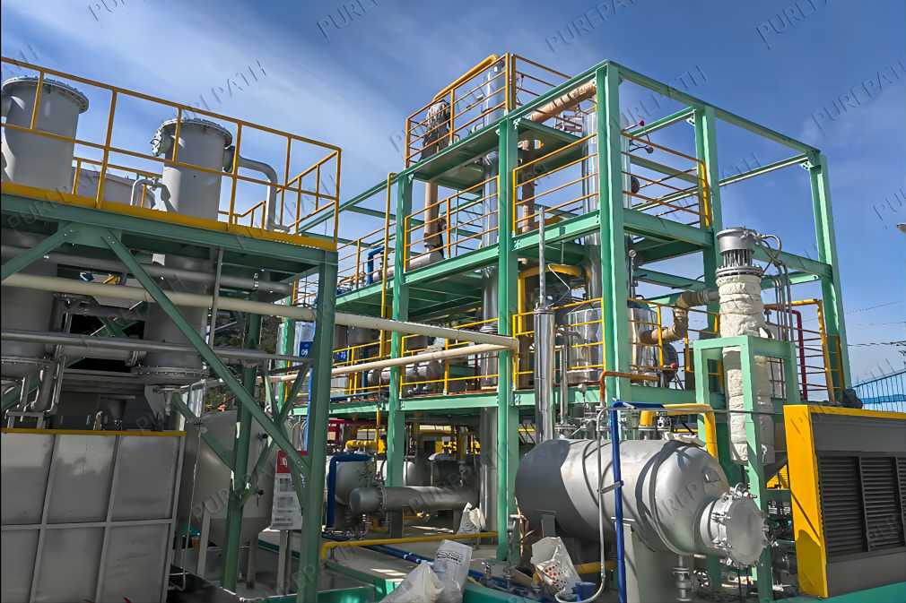 petroleum refining plant