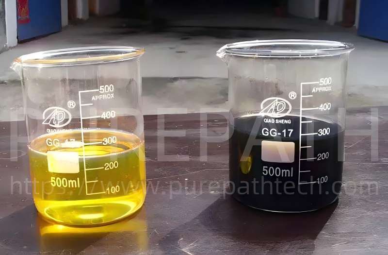 used lube oil purification