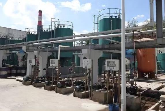 Waste oil recycling plant