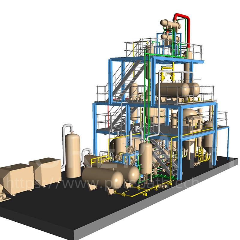 Waste oil purification machine