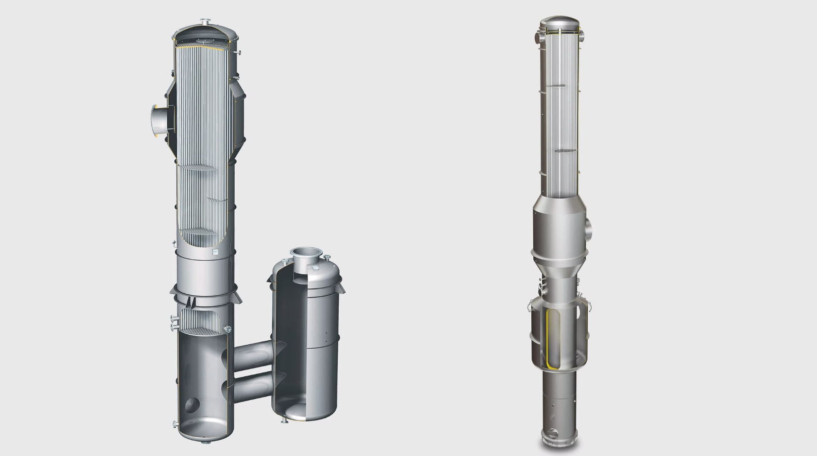 falling film evaporator variations